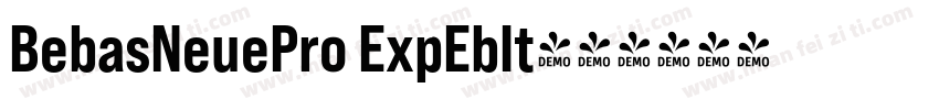BebasNeuePro ExpEbIt字体转换